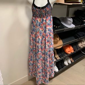 I ❤️ Heart Ronson Floral Tiered Ruffle Maxi Dress